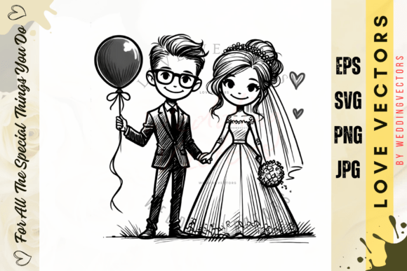 Elevate Your Designs with C4530: A Wedding & Love Vector Guide