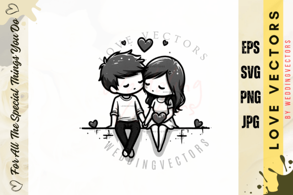 Wedding Couple and Love Vectors: A C5025 Design Asset Deep Dive