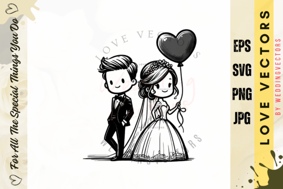 Wedding Couple and Love Vectors: A Designer's Guide to C4956