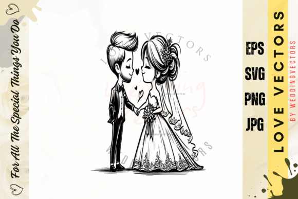 Wedding Couple and Love Vectors - C4512: A Designer's Guide
