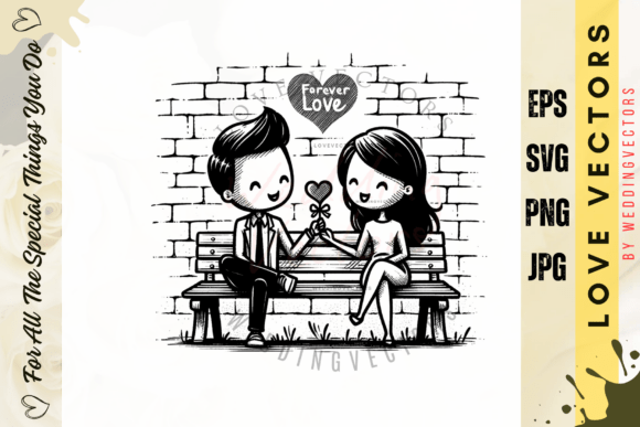Wedding Couple and Love Vectors - C506: A Modern Take on Romance