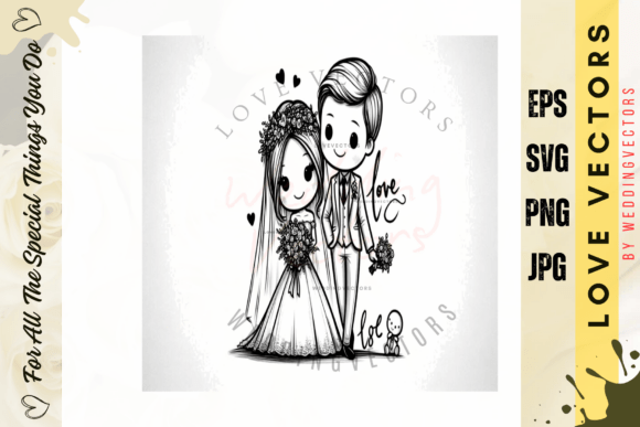 Wedding Couple and Love Vectors: The C4708 Clipart Guide